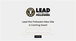 Desktop Screenshot of leadthefollowers.com
